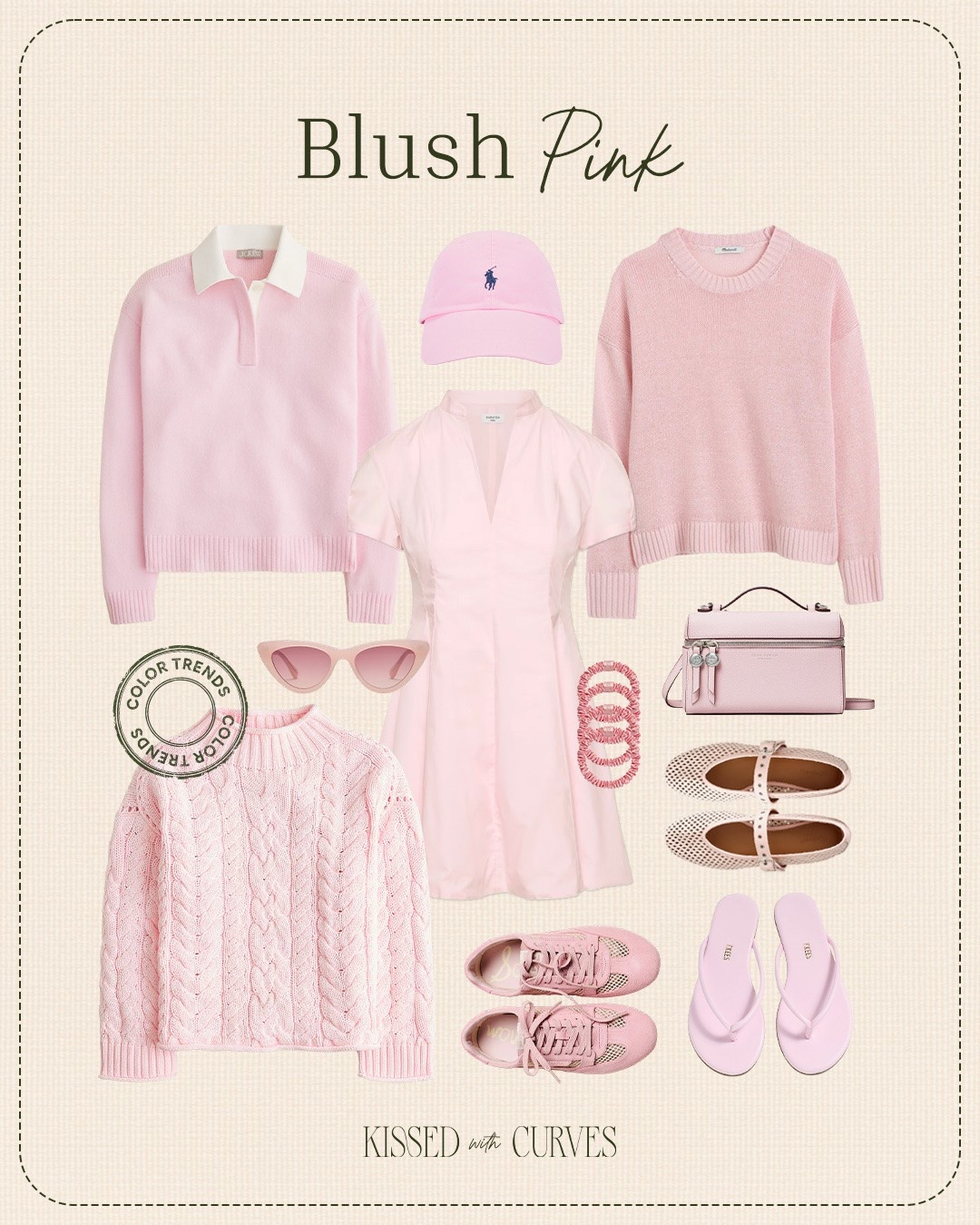 2026 Color Trend - Blush Pink

Lots of fun pieces to create spring and summer outfits! Sweaters, dressses, shoes, bags and accessories!

Spring outfits 2026, summer outfits, travel outfits, work outfits, business casual workwear, work outfits, spring dresses, date night outfits, vacation outfits beach

#LTKOver40 #LTKWorkwear #LTKTravel
