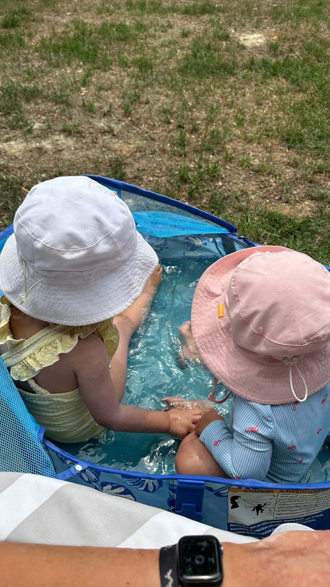 Pool day in our little pool today!☀️

#LTKKids #LTKFamily #LTKSwim