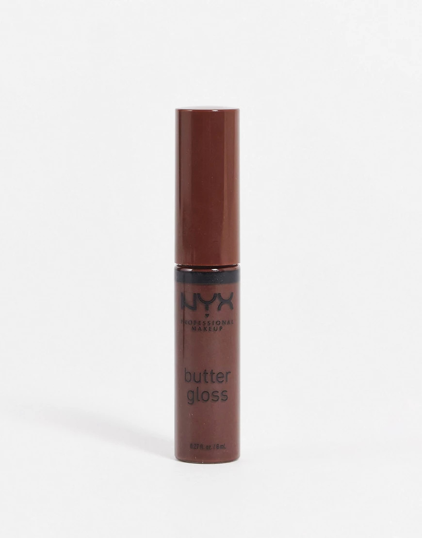 NYX Professional Makeup Butter Gloss Lip Gloss - Lava Cake-Brown | ASOS (Global)