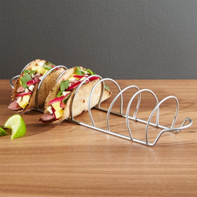 Taco Rack + Reviews | Crate and Barrel | Crate & Barrel