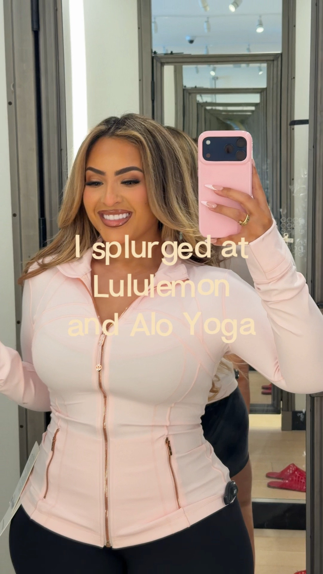 Try on new arrivals with me at alo and Lululemon! I’m wearing a size medium in the jacket at Lululemon and a large in everything else shown.

#LTKfitnessgoals #LTKootd #LTKMidsize