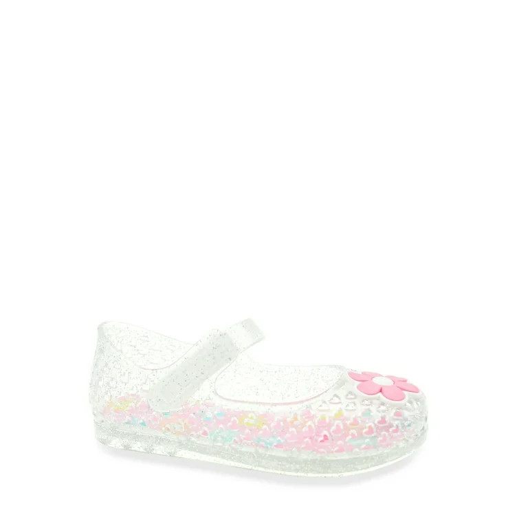 Wonder Nation Toddler Girl Jelly Flat Sandal | Walmart (US)