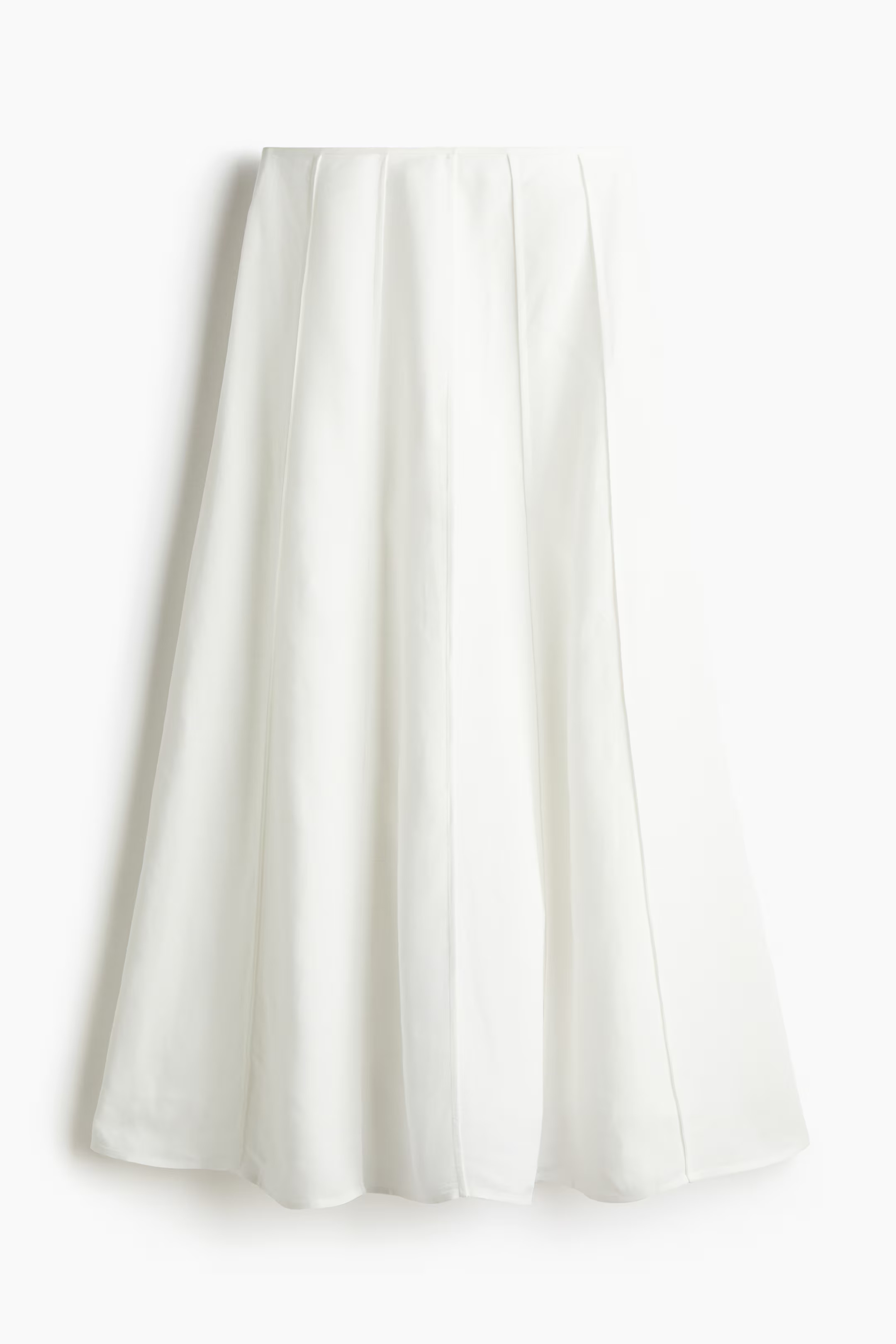 Flared Linen-Blend Skirt | H&M (US + CA)