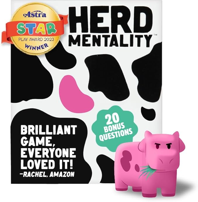 Herd Mentality: Udderly Funny Family Board Game | Easy & Fun for Big Groups of 4-20 Players | Inc... | Amazon (US)