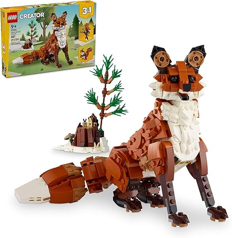 LEGO Creator 3 in 1 Forest Animals Red Fox Toys - Building Toys for Kids, Boys & Girls, Ages 9+ -... | Amazon (US)