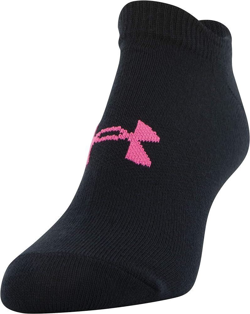 Under Armour Women's Essential 2.0 Lightweight No Show Socks, 6-Pairs | Amazon (US)
