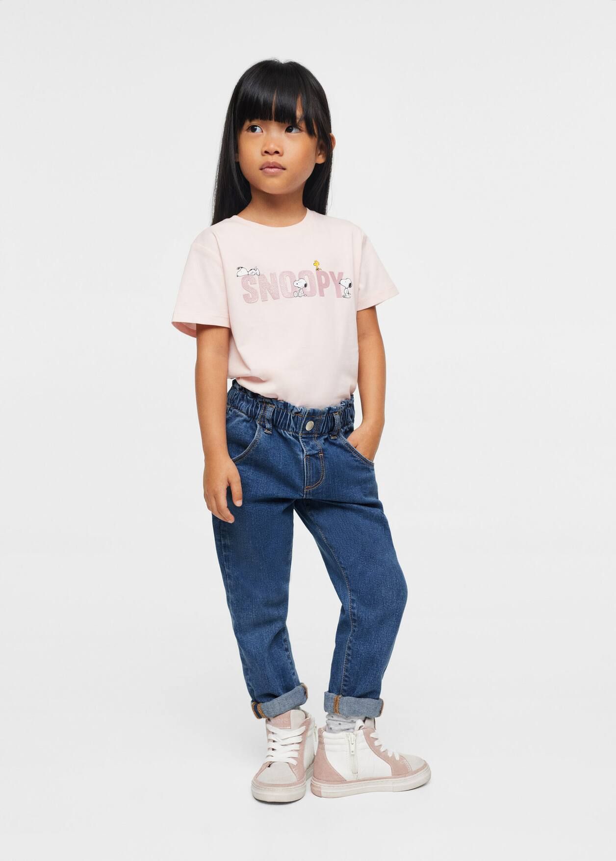 Slim-fit cotton pants -  Girls | Mango Kids USA | MANGO (US)