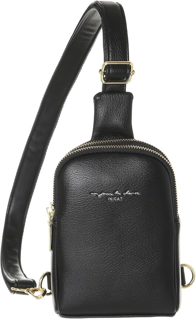 INICAT Small Sling Bag Crossbody Vegan Leather Fanny Packs for Women Women Fashionable Chest Bag ... | Amazon (US)