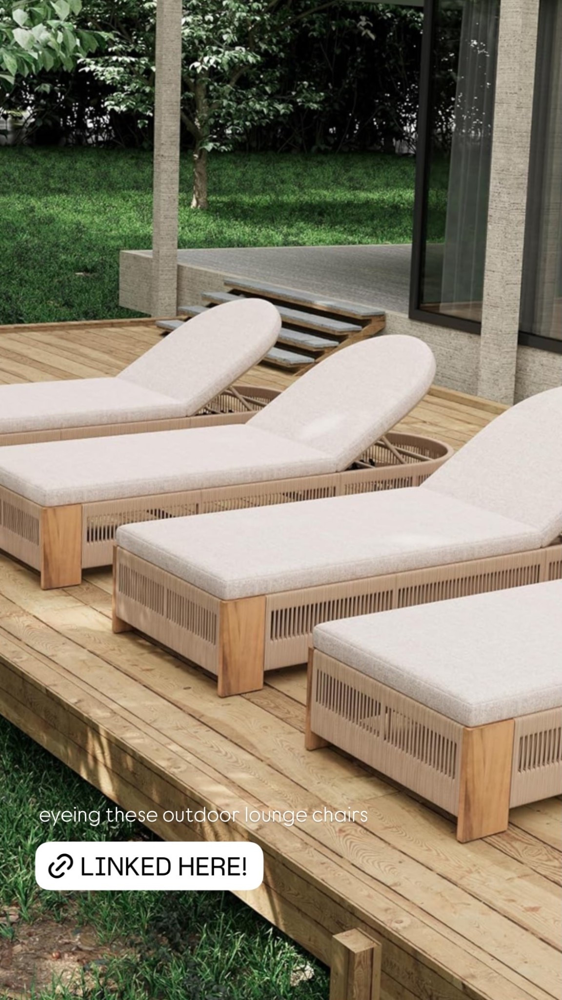 eyeing these outdoor lounge chairs