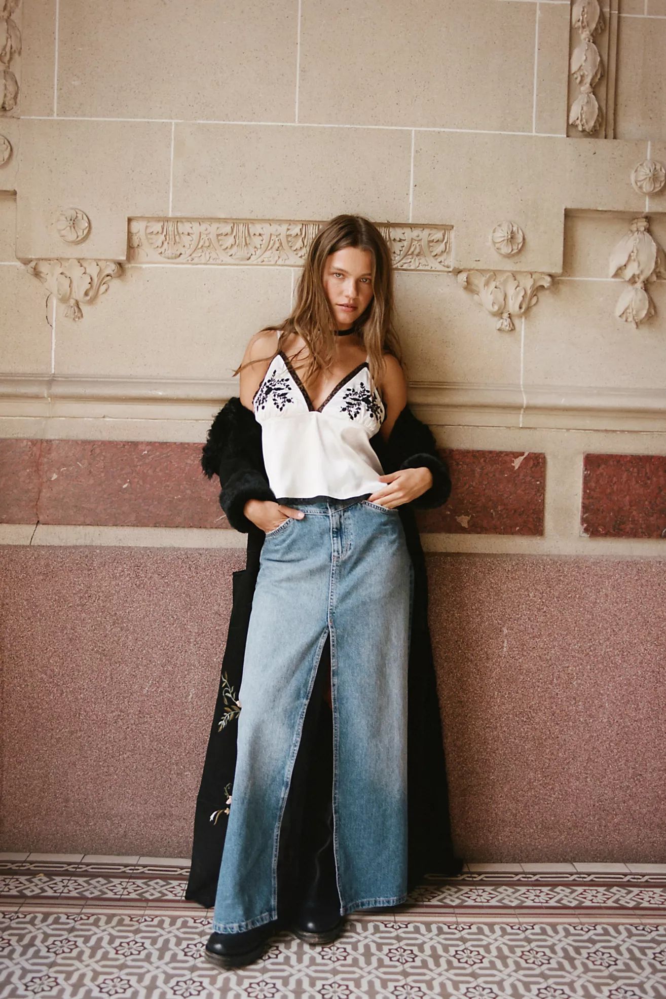 We The Free Come As You Are Denim Maxi Skirt | Free People (Global - UK&FR Excluded)