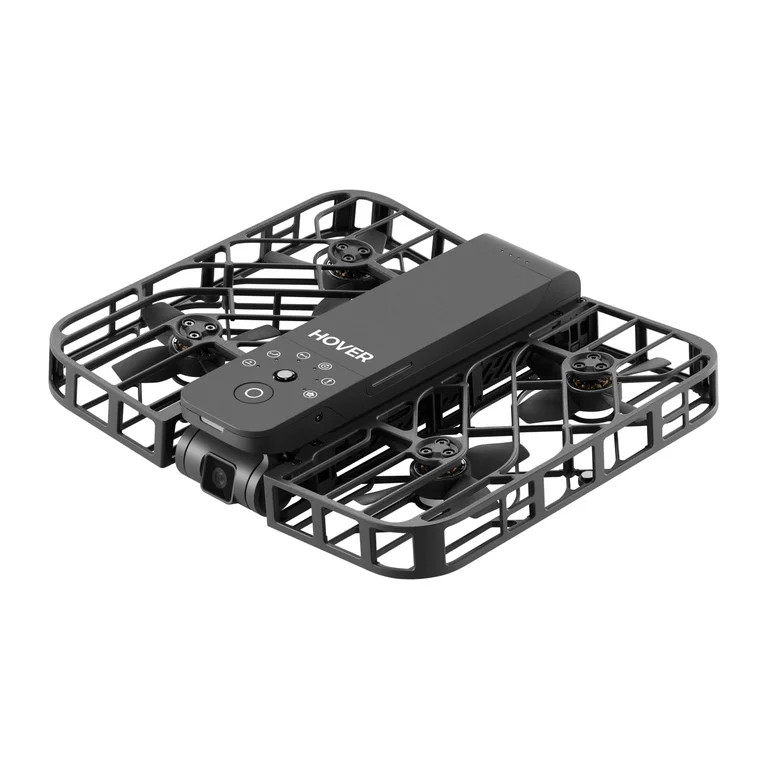 HOVERAir X1 Self Flying Camera Foldable Pocket Drone with Palm Takeoff Black (Exclusive Combo) | Walmart (US)