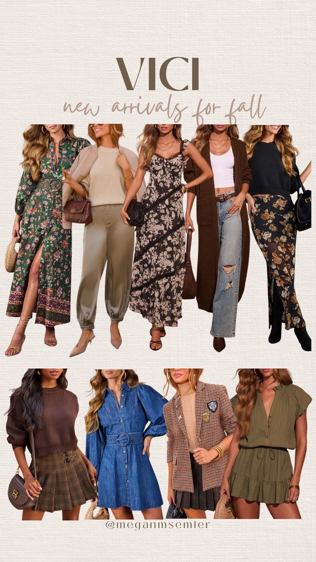 Vici—new arrivals for fall! 
@VICI

#LTKgrwm #LTKootd #LTKSeasonal