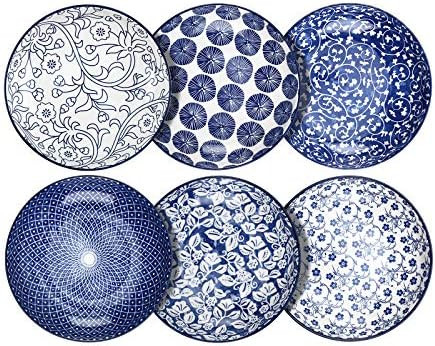 Selamica Porcelain Salad Pasta Bowls, Serving bowls, Microwave & Dishwasher Safe, Sturdy & Stacka... | Amazon (US)