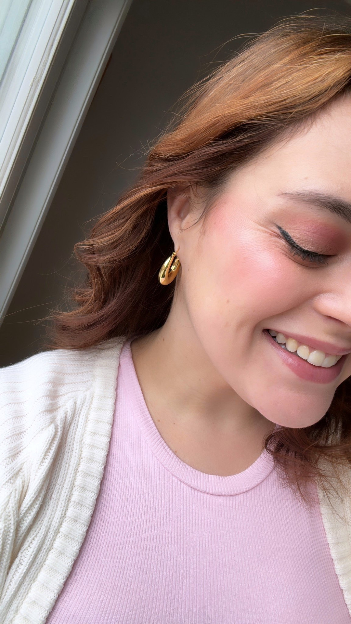 My dream gold hoops from Bonheur 💛 Perfect for dressing up or everyday wear to really compliment your personal style!

Set in 18 karat micro plated gold over brass
Approximate hoop diameter - 0.78"
Latch-back closure
Lightweight, hollow design

@bonheurjewelry #bonheurjewelry

#LTKootd #LTKdayinmylife #LTKgrwm