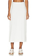 Leylah Ribbed Midi Skirt | FWRD 