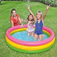 Intex Kiddie Pool - Kid's Summer Sunset Glow Design - 58" x 13" | Amazon (US)