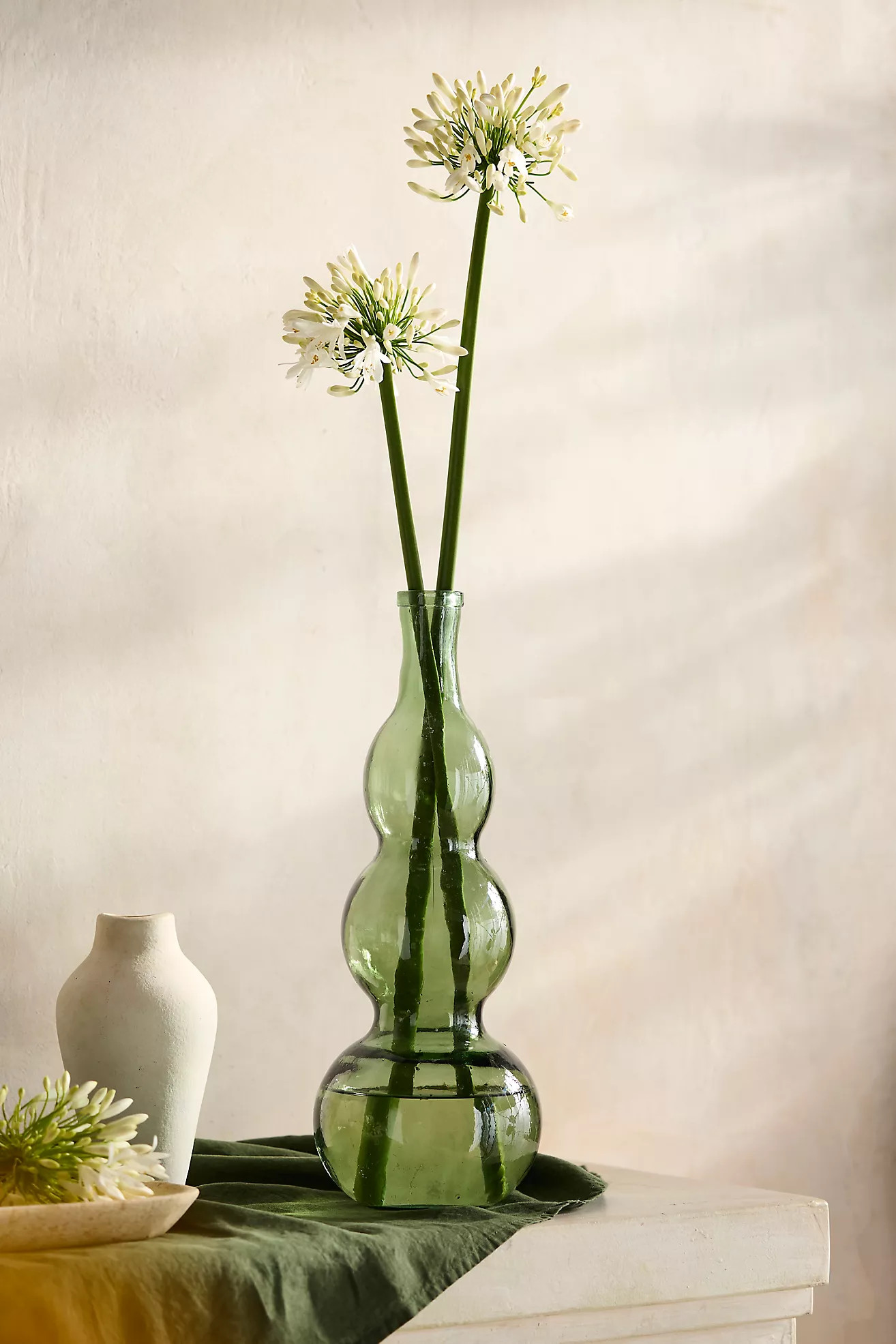 Stacked Bubbles Recycled Glass Vase | Anthropologie (US)