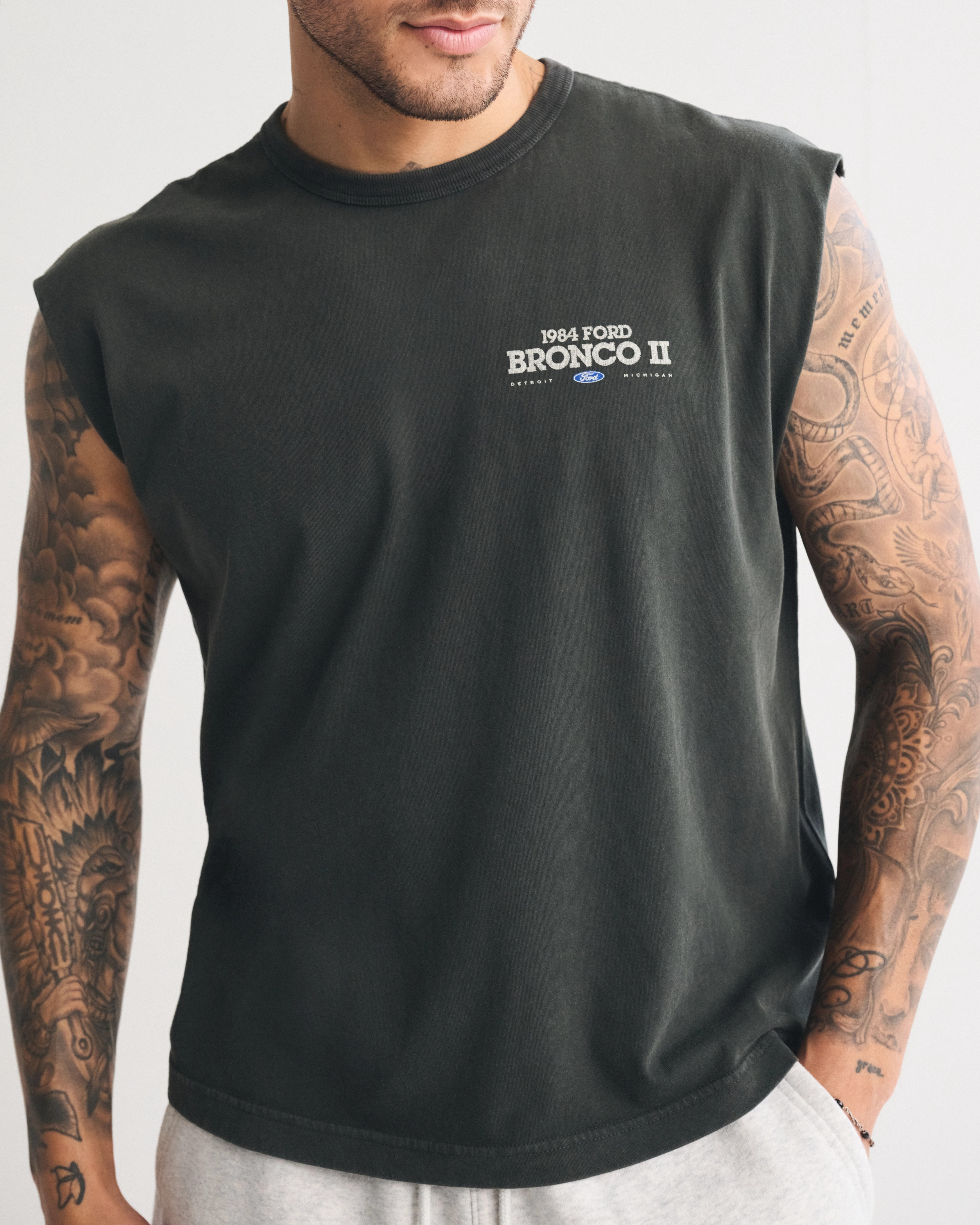 Bronco Vintage-Inspired Graphic Tank | Abercrombie & Fitch (US)