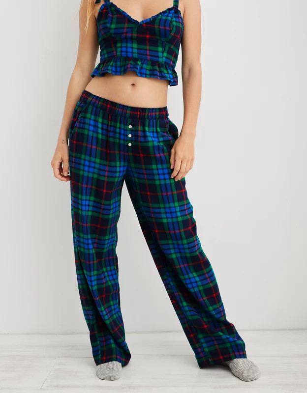 Aerie Flannel Skater Pajama Pant | Aerie