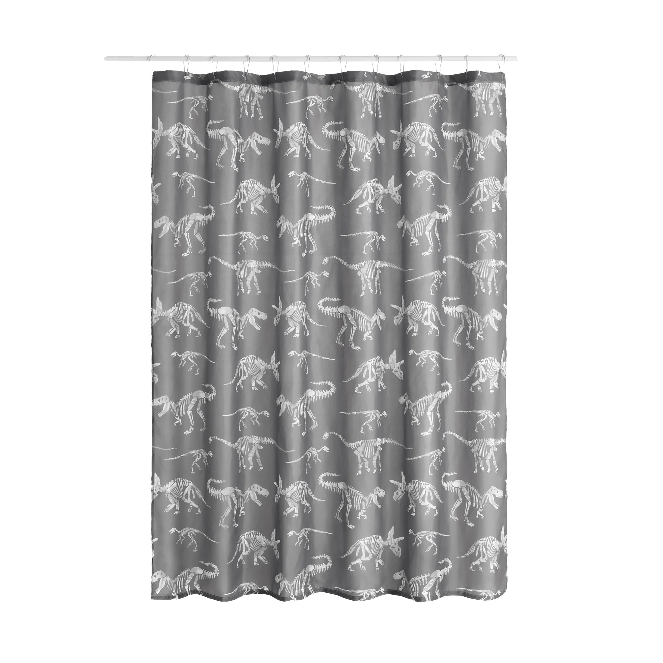 Your Zone Kids Dino Shower Curtain with Hooks | Walmart (US)