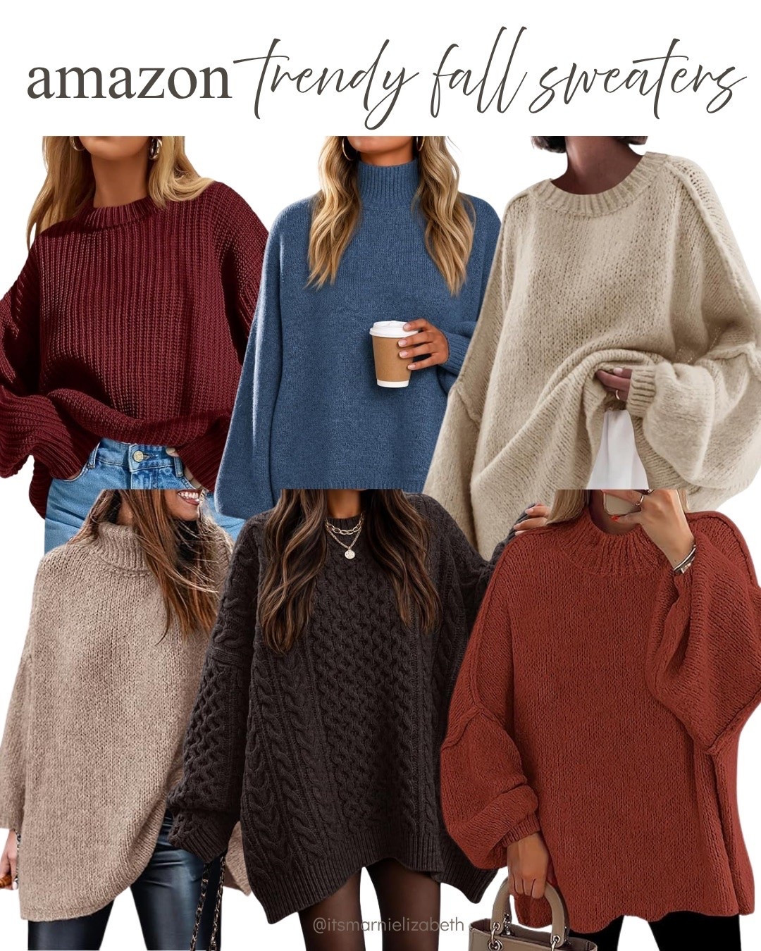 I’m officially in my cozy sweater era 🤎🍂 There’s just something about a new fall sweater that makes me want to throw on jeans, grab a coffee, and head out for the day. These are some of my favorites that are cute, cozy, and easy to wear all season long.

#trendyfallsweaters #fallfashion #sweaterweather #falloutfitinspo #cozystyle #casualfalloutfits #fallwardrobe #everydaystyle #chicfallfashion

#LTKdayinmylife #LTKgrwm #LTKootd