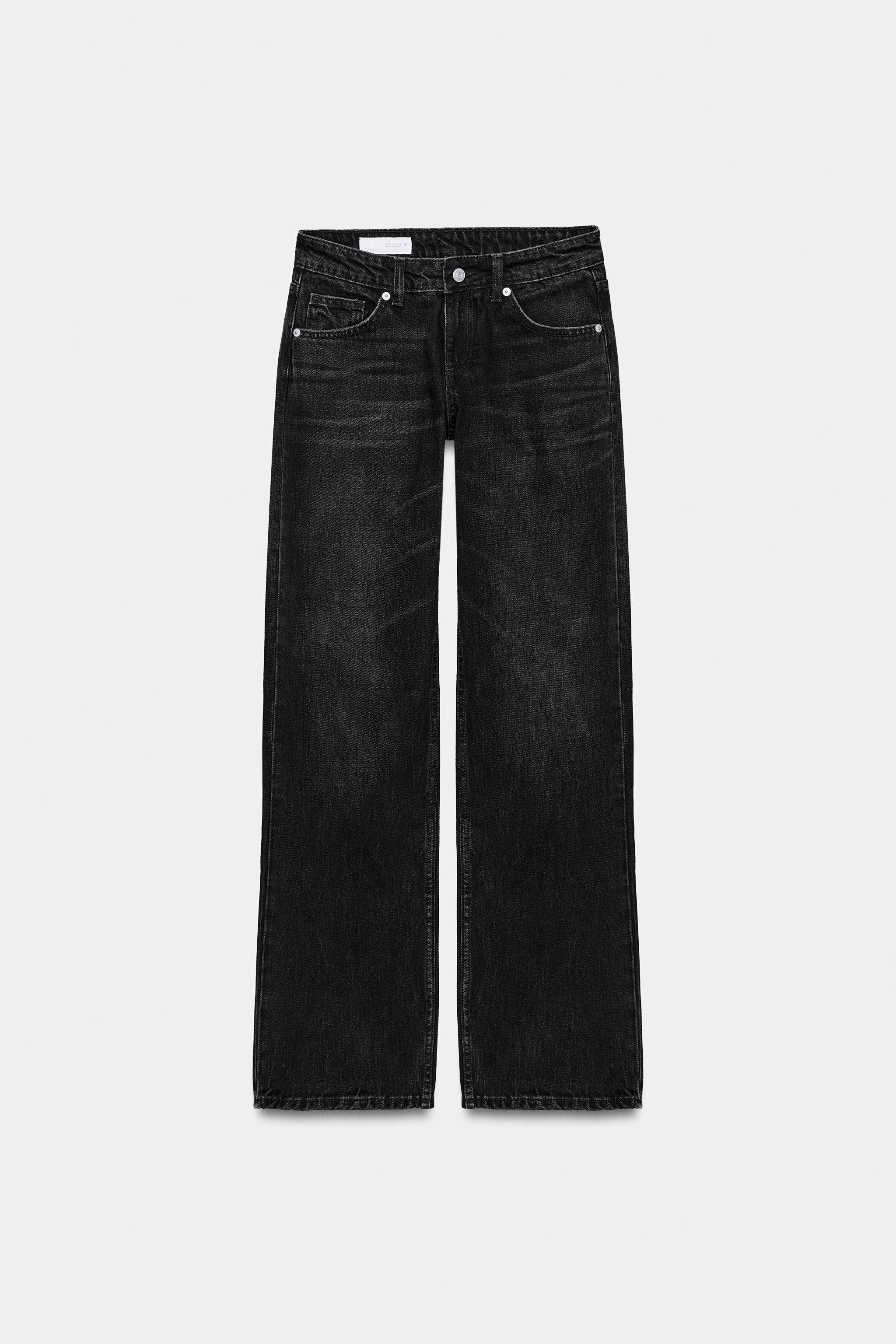 TRF LOW-RISE WIDE-LEG JEANS | Zara UK