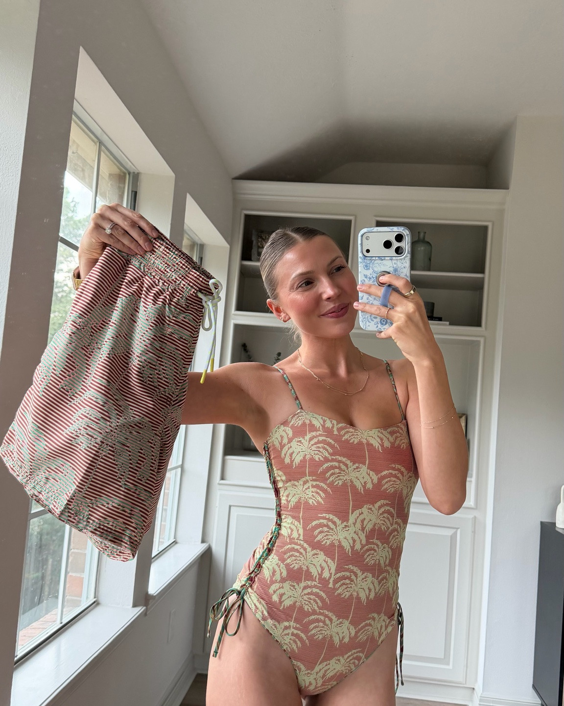 @maaji #ad | Flattering one piece swimsuit!! It’s actually reversible + they have matching prints for your man & kids! I’m wearing M.

#LTKMens #LTKSwim