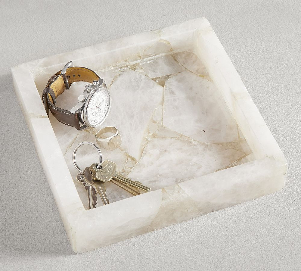 Square Quartz Stone Catchall PinterestFacebookXCopy LinkEmailPrint | Pottery Barn (US)