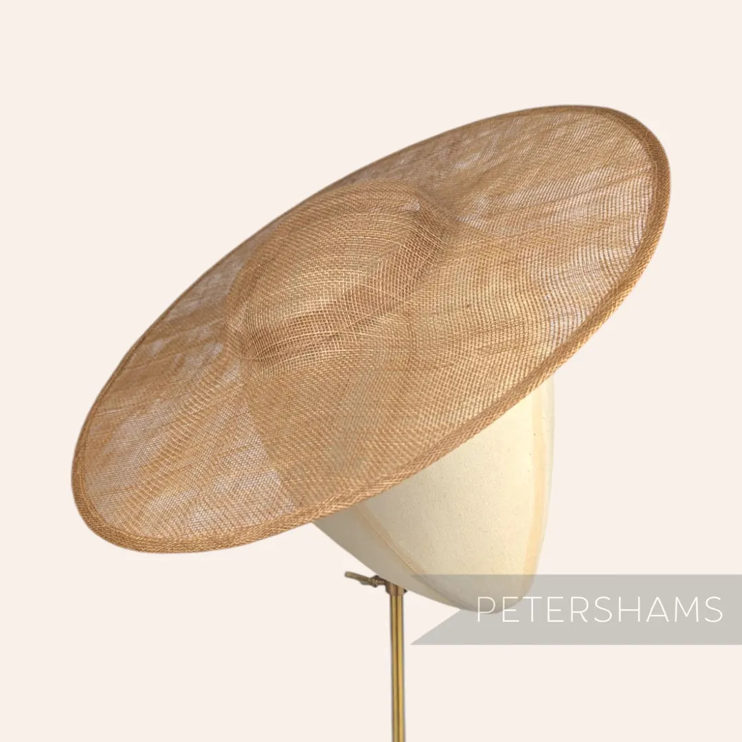 Cartwheel Sinamay Fascinator Millinery Hat Base for Hat Making - Toffee - Etsy | Etsy (US)