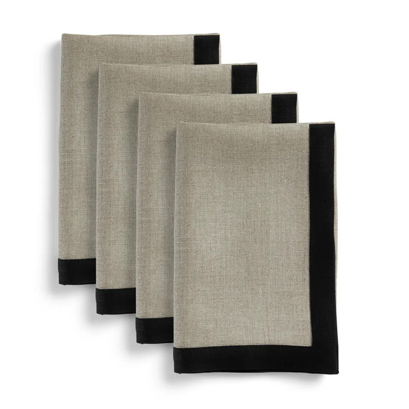 Classic - 100% Pure Linen Square Dinner Napkins | Wayfair North America