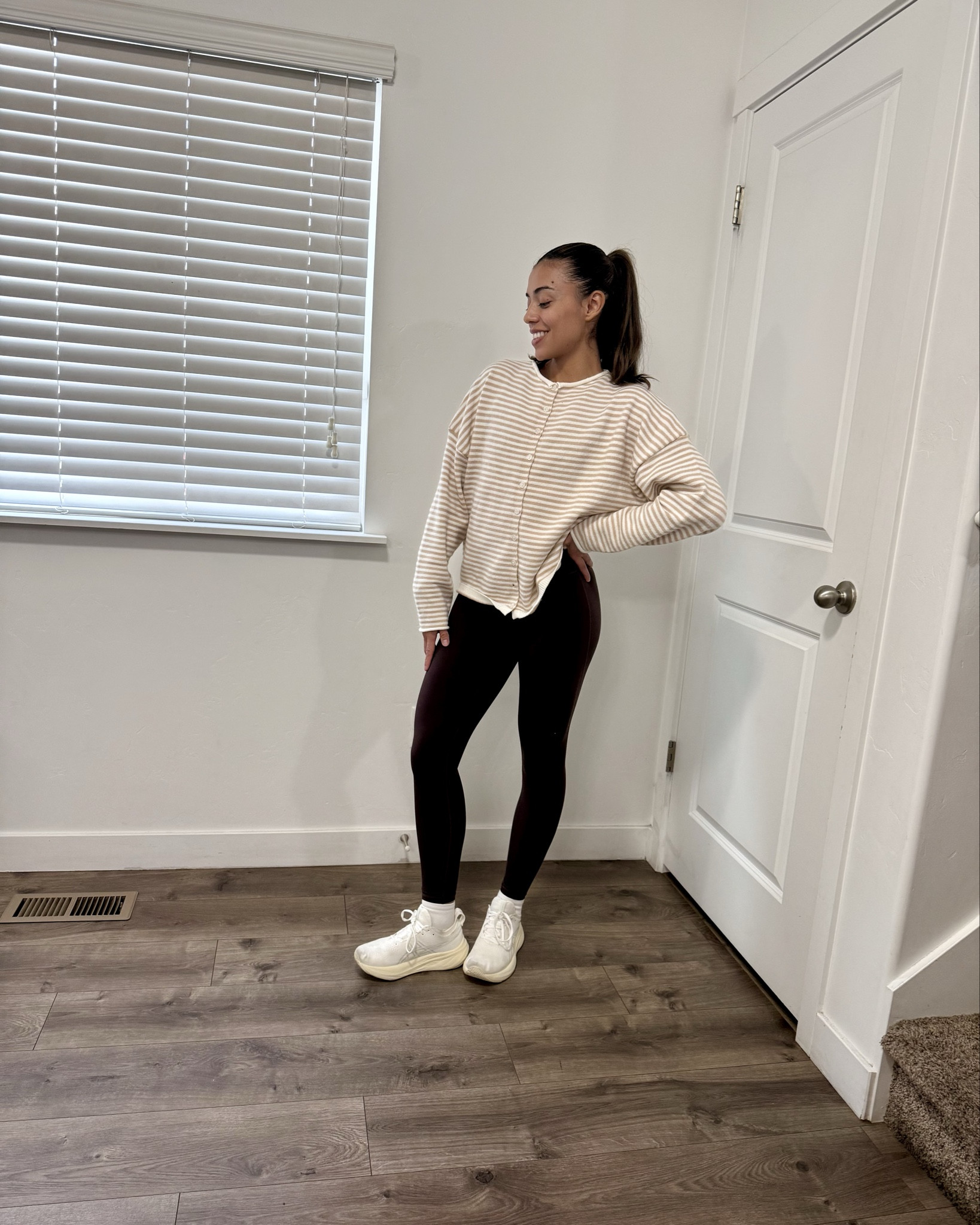 Workout set and sweater 😍 set is on SALE 
Hot Pilates outfit, workout fit, coffee workout set, activewear 

#LTKActive #LTKU #LTKSeasonal