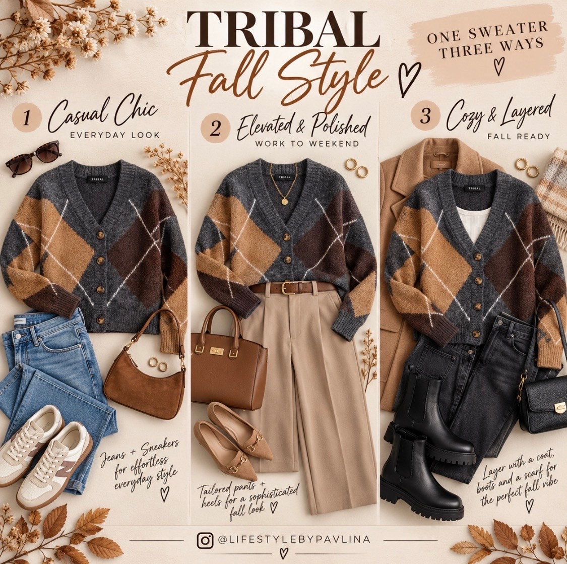 Argyle sweater styled 3 ways 

Sweaters, fall outfit, argyle, effortless style, styleiver50,

#LTKootd #LTKSaleAlert #LTKSeasonal