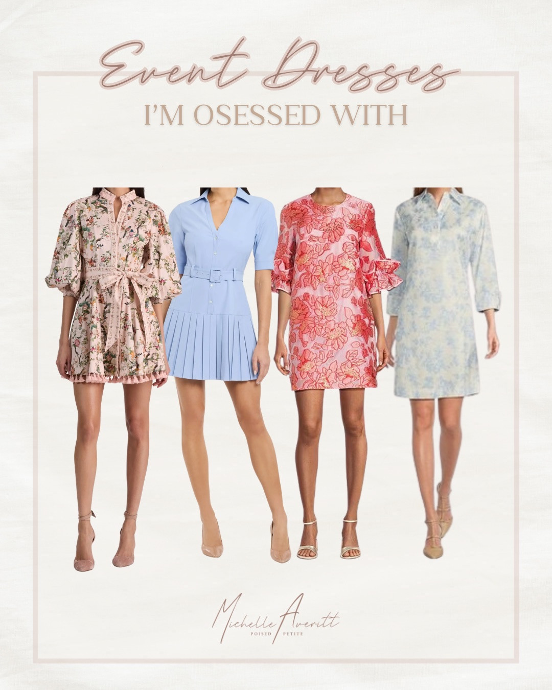 Florals and color are my favorite for summer events. It’s the easiest way to feel instantly styled without putting too much thought into it.

I’ve been reaching for dresses that feel airy, feminine, and a little playful, where the print brings all the personality. Whether it’s bold blooms or softer floral tones, these pieces make getting ready feel simple, fresh, and just a bit more special for every summer invite.

Summer outfit ideas, floral dresses, petite fashion

#LTKOver40 #LTKPetite #LTKSeasonal