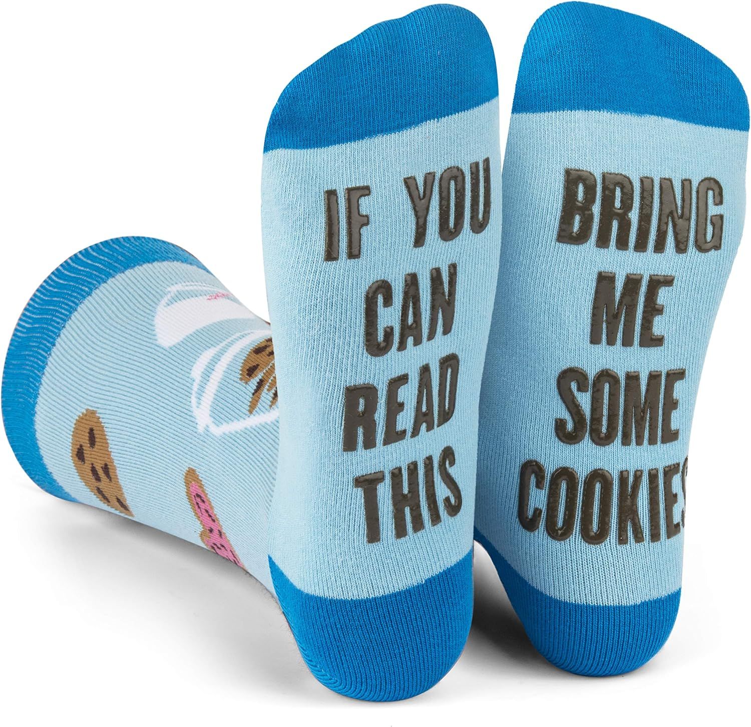 Lavley - If You Can Read This Bring Me Novelty Socks - Funny Dress Socks For Men and Women | Amazon (US)