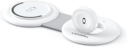UCOMX Nano Mini Magnetic 2 in 1 Wireless Charger,Traveler Wireless Folding Charging Station,Compa... | Amazon (US)