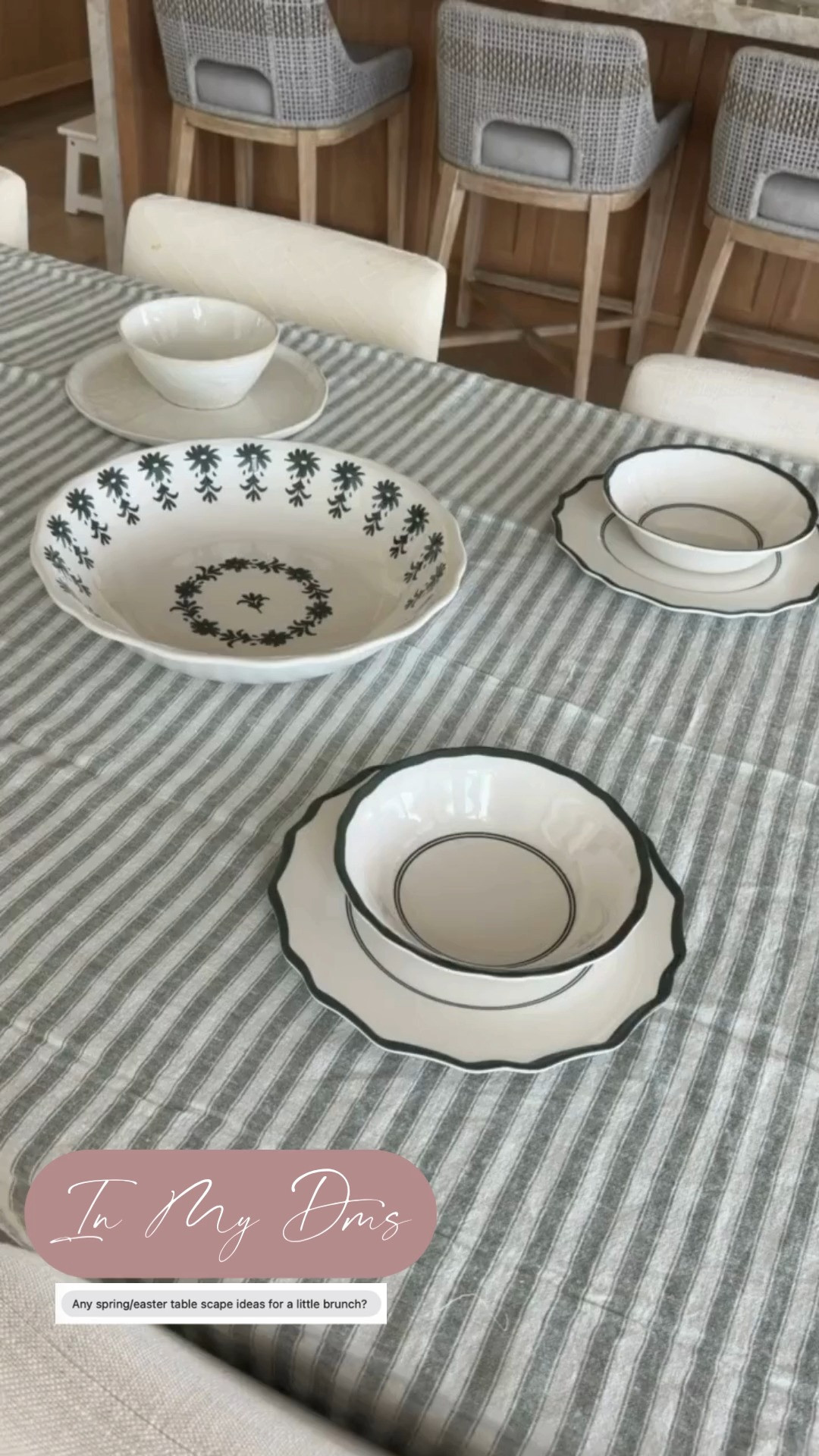 Easter & Spring tablescape for brunch or dinners! so cute for a little spring table refresh 💐 

 #LTKSeasonal #LTKHome