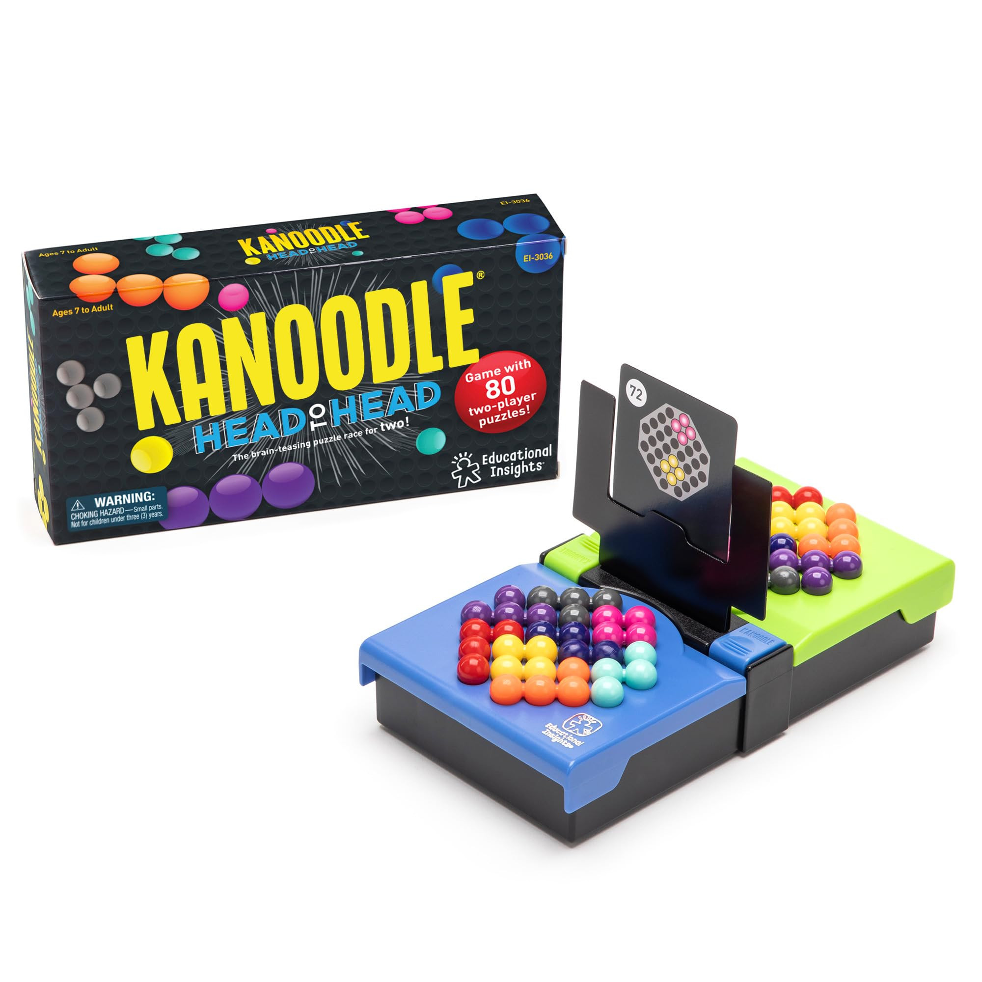 Educational Insights Kanoodle Head-to-Head Puzzle for 2 Players, Brain Teaser Game for Kids, Teen... | Amazon (US)