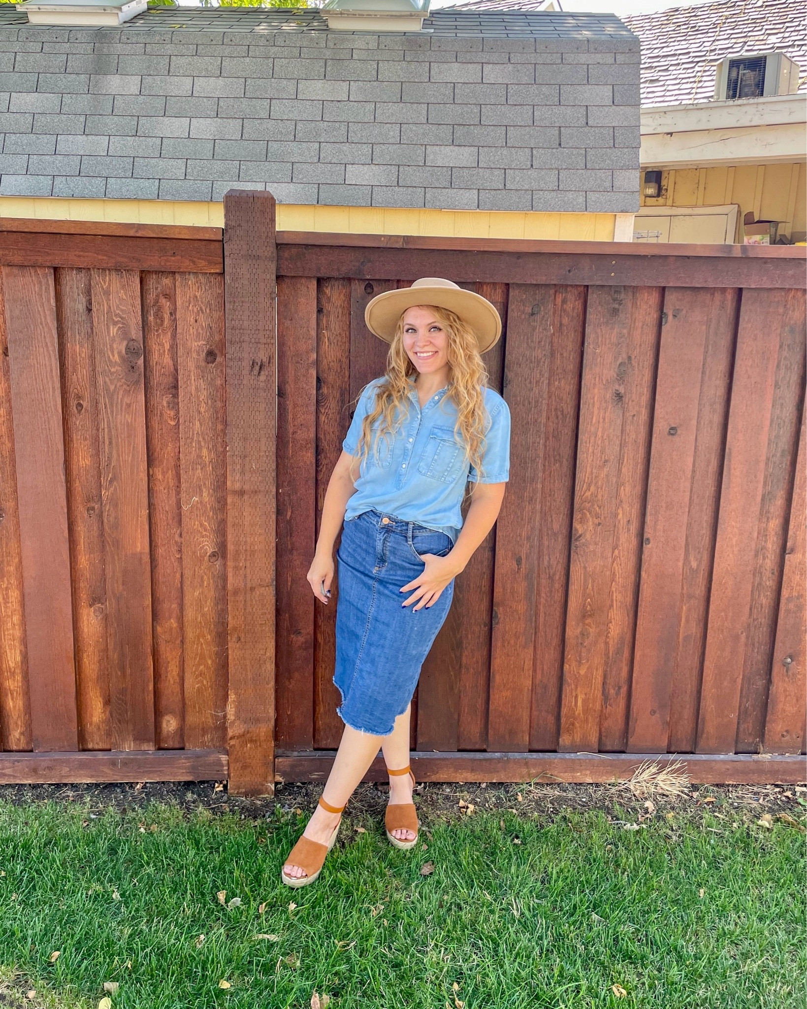 Double denim for days💙🩵
loving the look of denim on denim for spring

#LTKootd #LTKSeasonal #LTKWorkwear