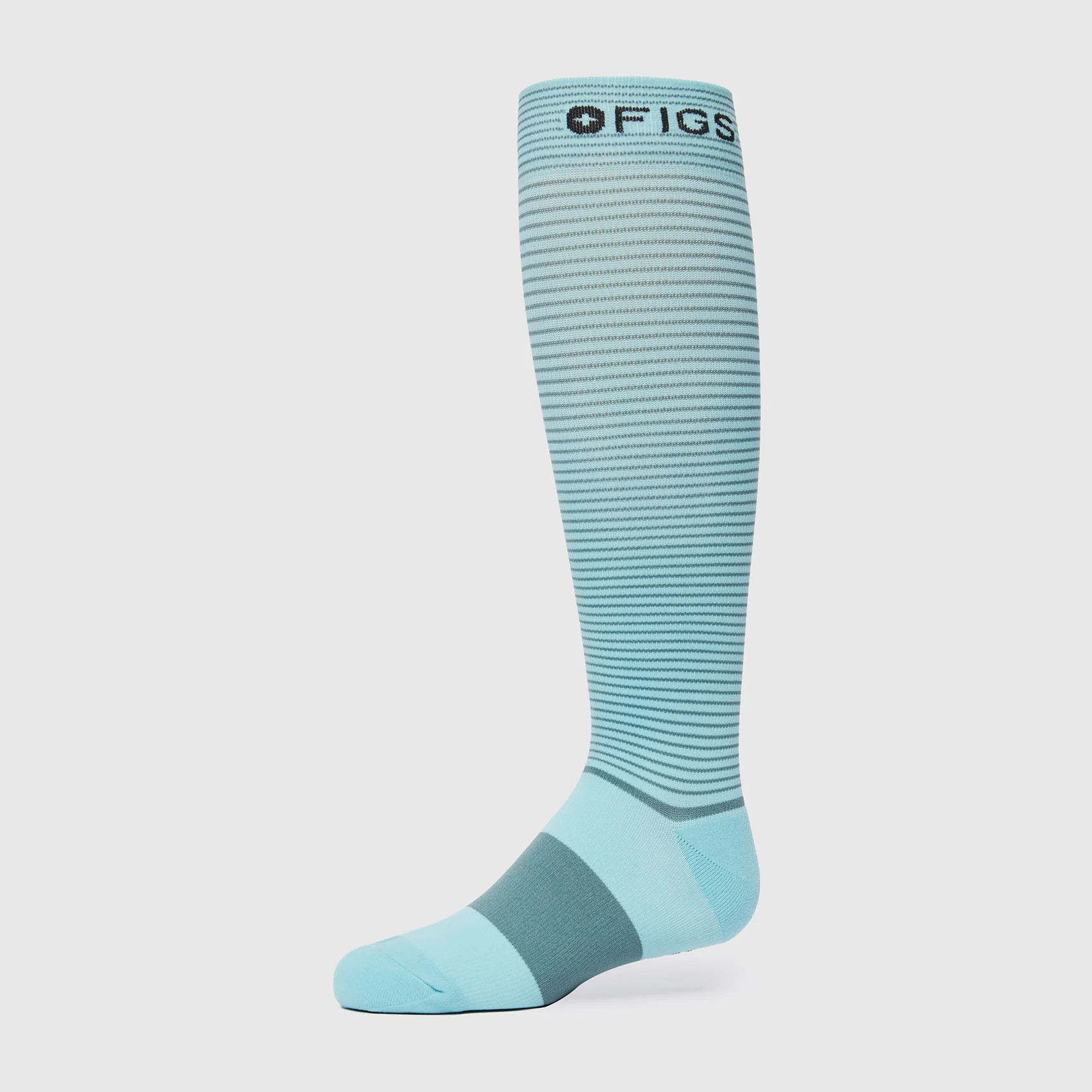 Women’s Double Stripe Compression Socks  - Seaglass · FIGS | FIGS