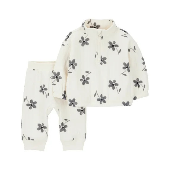 Carter's Child of Mine Baby Girl Outfit Set, 2-Piece, Sizes 0/3-24 Months - Walmart.com | Walmart (US)