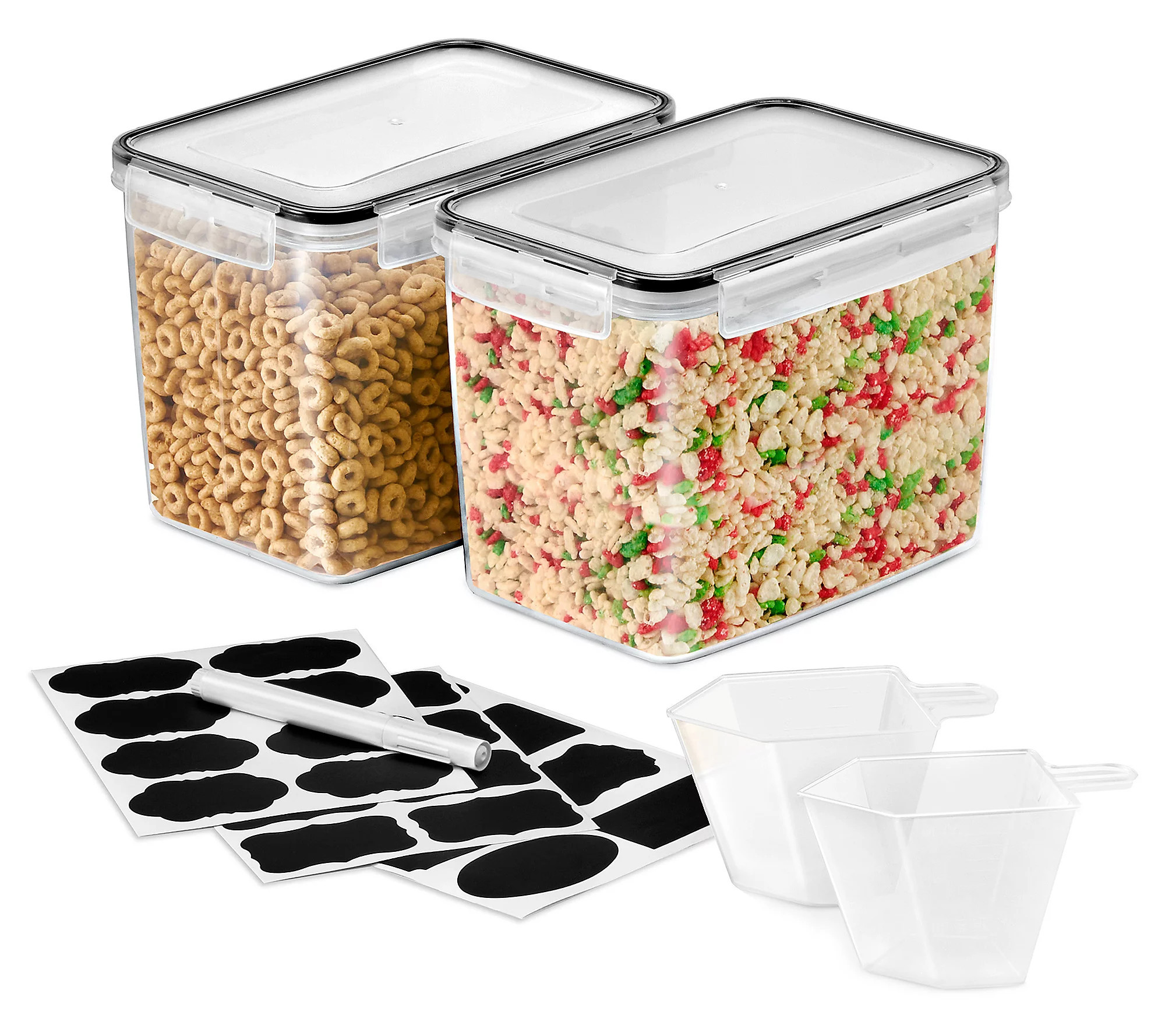 Sorbus Airtight Food Storage Containers with Li ds 2-Pack | QVC