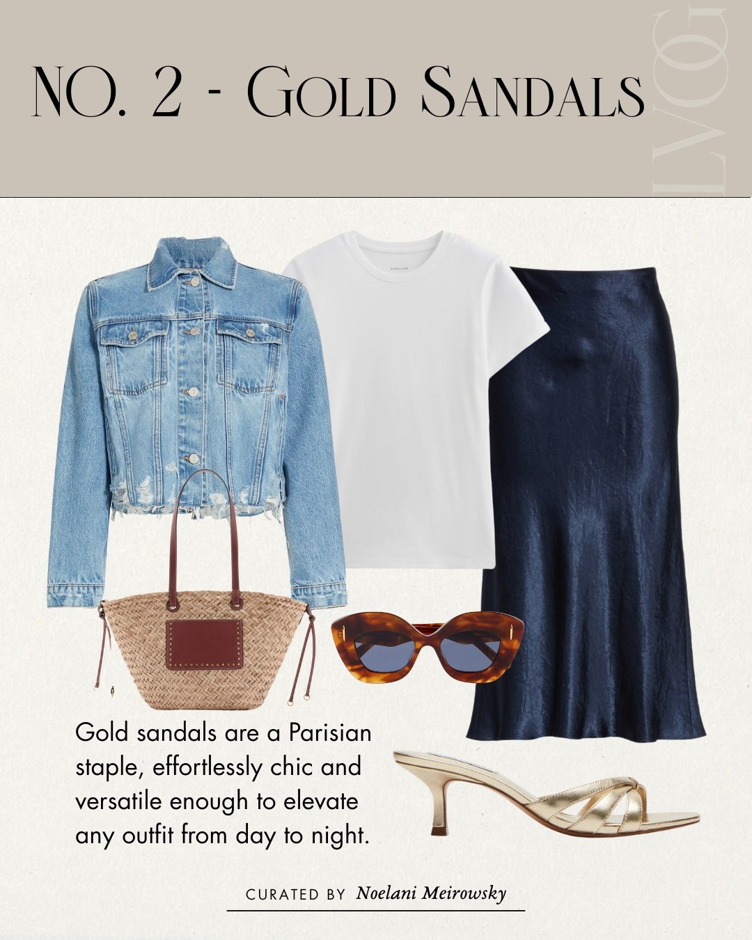 Sandals 
Silk skirt 
Parisian fashion 
Handbag 
Denim jacket 
Summer outfit 

#LTKTravel #LTKStyleTip #LTKSummerEdit