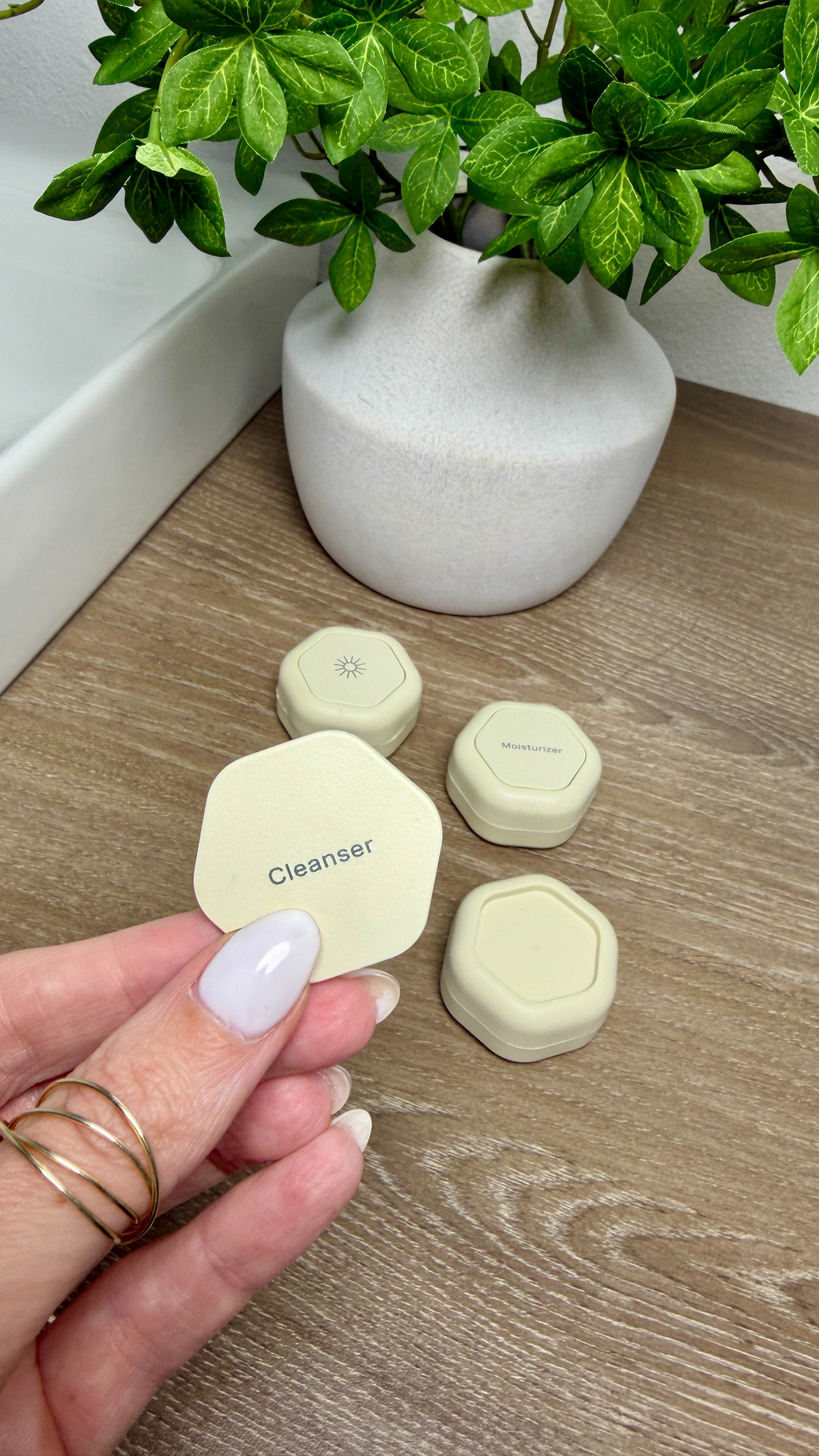 Okay these are a travel must 🤍 Magnetic containers that keep beauty products organized, secure, and spill-free.  

 #LTKBeauty #LTKTravel