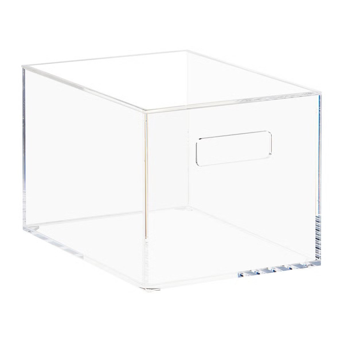 The Container Store Small Luxe Acrylic Bin Clear | The Container Store