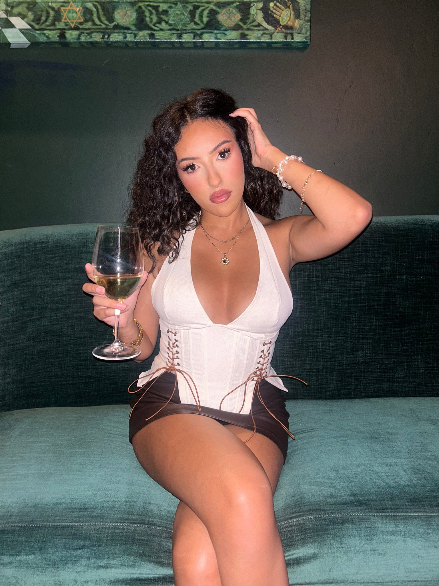 Leather outfit for date night 🤎

#LTKPetite #LTKFindsUnder100 #LTKFindsUnder50