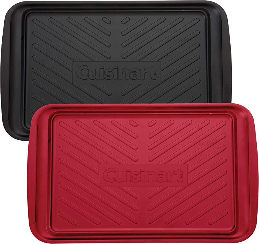 Cuisinart CPK-200 Grilling Prep and Serve Trays, Black and Red Large 17 x 10. 5 | Amazon (US)