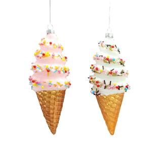 Assorted Glass Ice Cream Cone Ornament by Ashland® | Michaels Stores