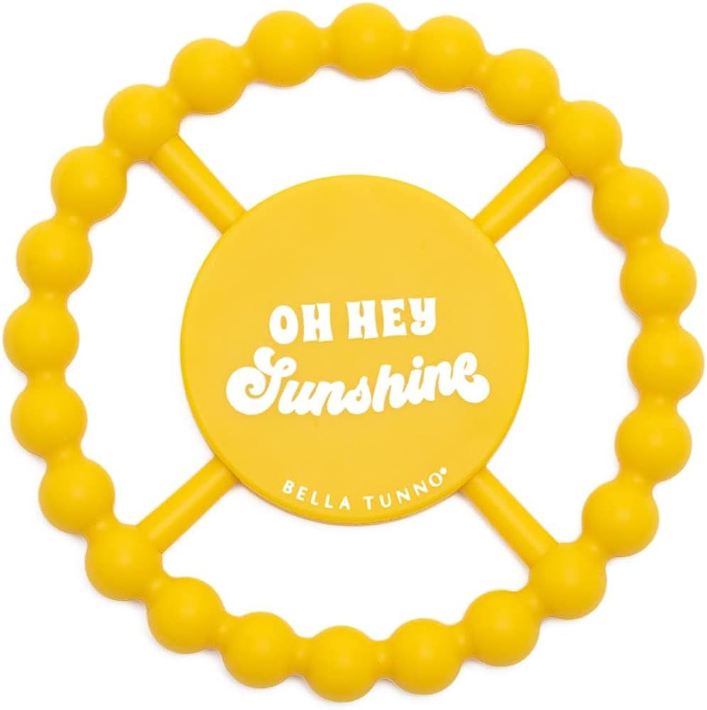 Bella Tunno Happy Teether – Soft & Easy Grip Baby Teether Toy, Silicone Teether Ring to Help So... | Amazon (US)