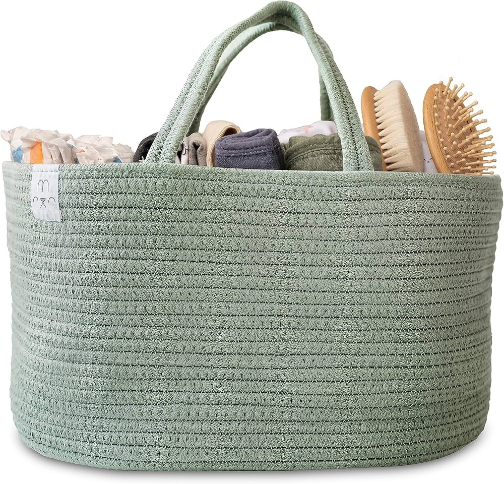 Natemia Premium Baby Diaper Caddy Organizer - Baby Gift Basket for Shower, Portable Diaper Organi... | Amazon (US)