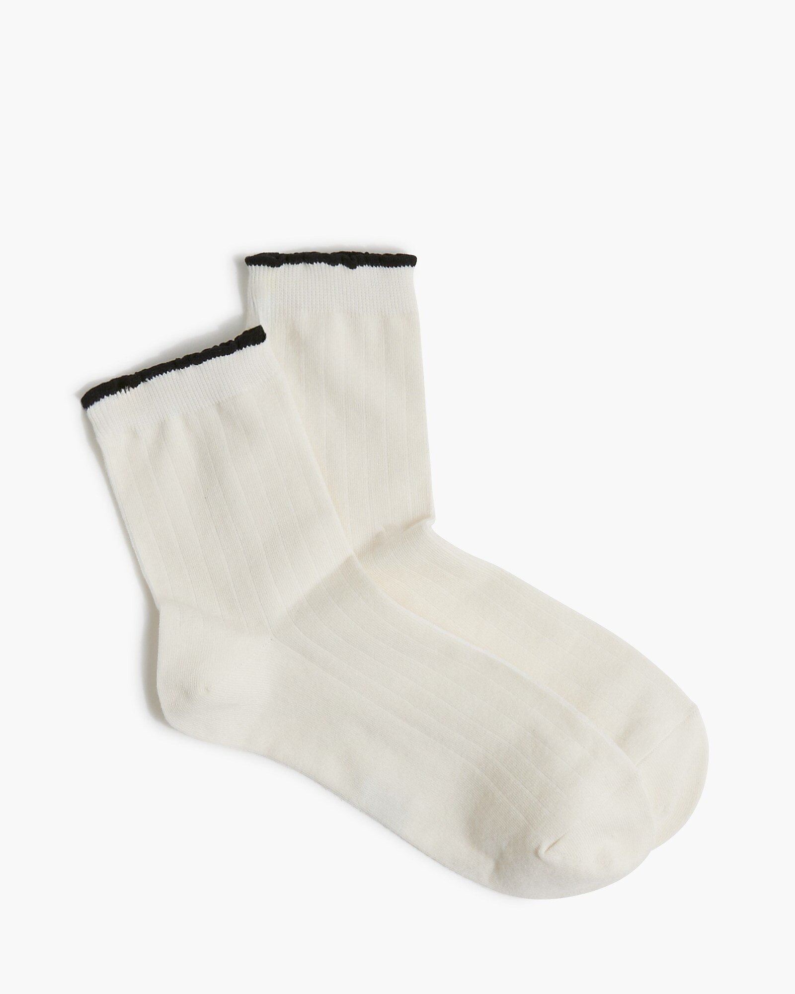 Contrast-trim boot socks | J.Crew Factory
